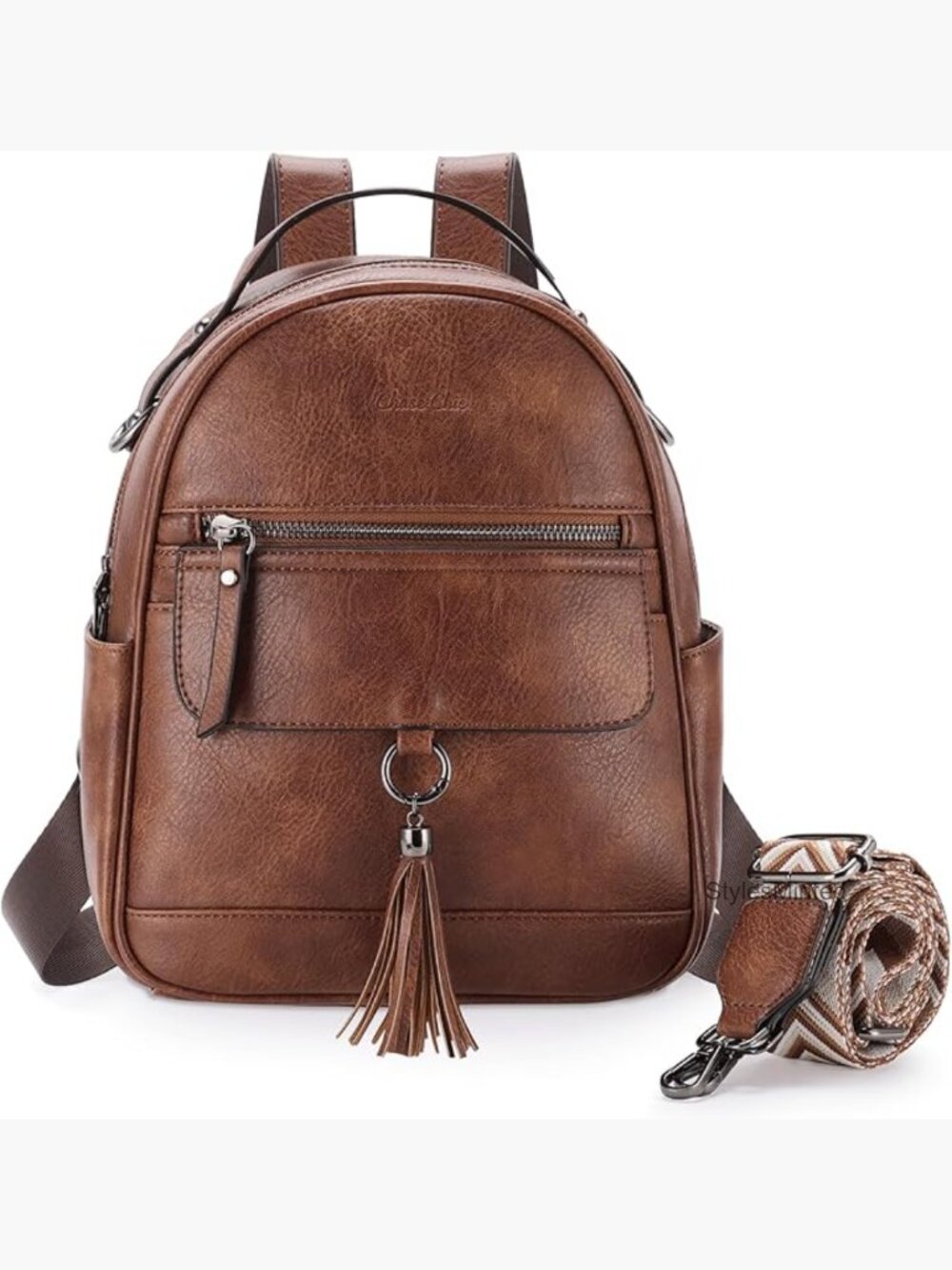 Mini Backpack Purse for Women Vegan Leather Fashion Handbag Travel